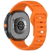 Akcesoria do smartwatchy - PASEK DO SAMSUNG GALAXY WATCH 8 40MM / 44 MM / 46 MM CLASSIC POMARAŃCZOWY - miniaturka - grafika 1