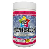 Akcesoria do basenów - Tabletki do dezynfekcji wody basenowej Multichlor 1 kg AQUASTAR - miniaturka - grafika 1