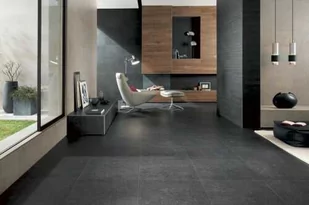 Płytka Gresowa Seastone Black 60x60x2 cm - Płytki ceramiczne - miniaturka - grafika 1