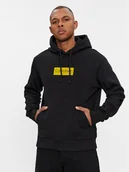 Bluzy męskie - Calvin Klein Bluza Raised K10K112250 Czarny Regular Fit - miniaturka - grafika 1