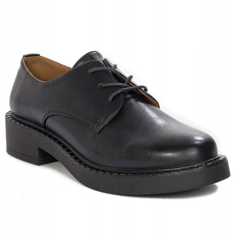 Półbuty damskie Sergio Leone BT194 czarne r.36