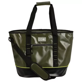 Torby i wózki na zakupy - Wodoodporna torba termiczna na zakupy, 26 L, wojskowa zieleń Lumarko! - grafika 1