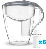 Dzbanki filtrujące - Dzbanek filtrujący Dafi ASTRA stalowy 3 l kalendarzowy 6 wkładów Classic - miniaturka - grafika 1