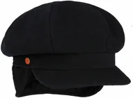 Czapki dla dzieci - Czapka Newsboy Camilla by Mayser, ciemnoniebieski, S (54-55 cm) - miniaturka - grafika 1