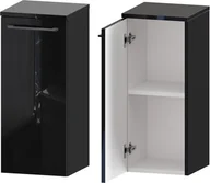 Szafki łazienkowe - Słupek Łazienkowy ROSEN 1D D L - Uchwyt Czarny - miniaturka - grafika 1