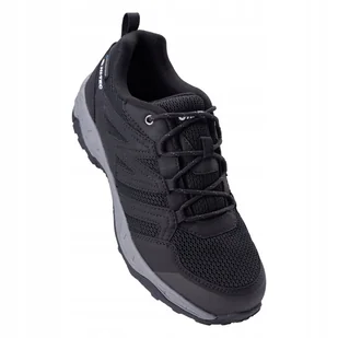 Męskie Buty Trekkingowe Hi-Tec Hicora Low czarne Waterproof 46 - Buty trekkingowe męskie - miniaturka - grafika 1