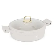 Garnki - PŁASKI GARNEK TYTANOWY Z POKRYWĄ 28cm BERLINGER HAUS BH-7785 SAHARA - miniaturka - grafika 1