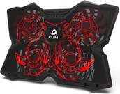 Podkładki chłodzące pod laptopa - KLIM Wind Podstawka Chłodząca Laptop 11–19" 4 Wentylatory USB - miniaturka - grafika 1