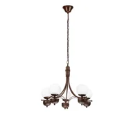 Lampy sufitowe - Brilagi - Żyrandol na łańcuchu COTTAGE 5xG9/40W/230V dąb/biały - miniaturka - grafika 1