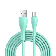Kable USB - Joyroom kabel USB - micro USB 2,4 A 1 m zielony (S-1030M8) - miniaturka - grafika 1
