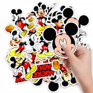 Szkolne artykuły papiernicze - NAKLEJKI NA ZESZYT NALEPKA Z POSTACIAMI MYSZKA MIKI MICKEY WZORY 10SZT - miniaturka - grafika 1