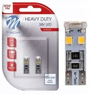 Żarówki samochodowe - Żarówki W5w T10 Led Osram M-tech Canbus 24v Biała - miniaturka - grafika 1