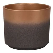 Donice - Osłonka ceramiczna cylinder 994 16 cm brązowy - miniaturka - grafika 1