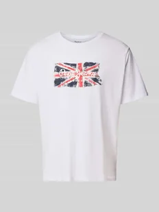 T-shirt o kroju regular fit z czystej bawełny - Koszulki męskie - miniaturka - grafika 1