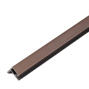 Listwa Kompozytowa Lamelowa typu F Premium Redwood 36,5 x 49,5 mm – dł. 2,9 m - Listwy i profile - miniaturka - grafika 1
