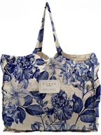 Torebki damskie - Madre Selva Shopper bag "Blue Flowers" w kolorze niebieskim - 50 x 40 x 7 cm - miniaturka - grafika 1