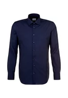 Koszule męskie - Seidensticker Męska koszula X-Slim Fit z długim rękawem, ciemnoniebieska, 36, granatowy, 36 - miniaturka - grafika 1