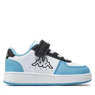 Buty dla chłopców - Sneakersy Kappa Logo Malone 5 Ev Inf 381Y12W White/Black/Blue Lt A4B - miniaturka - grafika 1