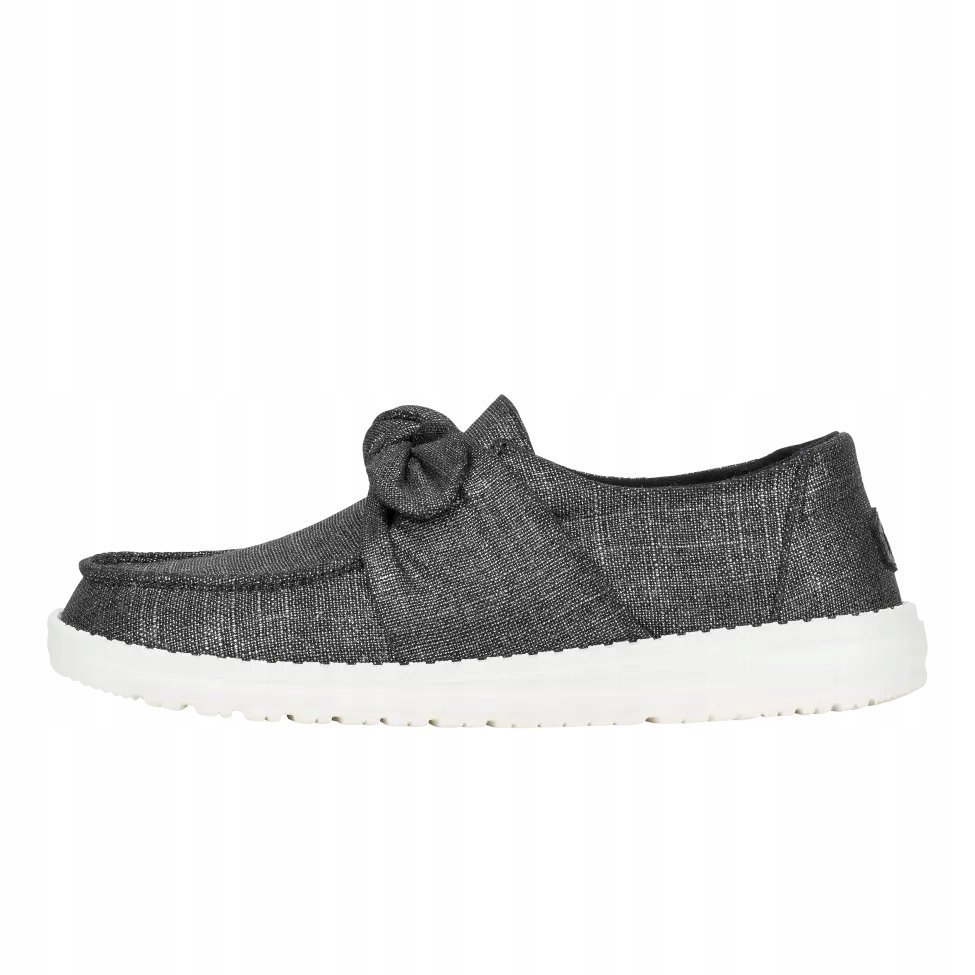 HeyDude Damskie Wsuwane Mokasyny Buty Półbuty Wendy Bow Shimmer 36