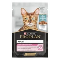 Mokra karma dla kotów - PRO PLAN Delicate Nutrisavour 26 x 85 g Dorsz i krewetki - miniaturka - grafika 1