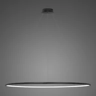 Lampy sufitowe - Lampa wisząca Ledowe Okręgi No.1 Φ150 cm in 4k czarna Altavola Design - miniaturka - grafika 1