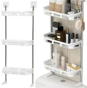 Półki łazienkowe - Półka łazienkowa na toaletę 3 poziomowa regał wc - miniaturka - grafika 1