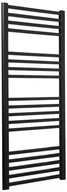 Grzejniki łazienkowe - LUXRAD Grzejnik łazienkowy LUX 120x50 cm 538W czarny mat - miniaturka - grafika 1