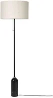 Lampy stojące - GUBI - Gravity Lampa Podłogowa Czarny Marmur/Canvas GUBI - miniaturka - grafika 1