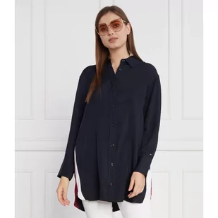 Tommy Hilfiger Sukienka PIECED GLB STP - Sukienki - miniaturka - grafika 1