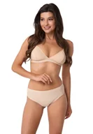 Bielizna nocna - Majtki damskie typu cheeky gładkie kod 2007 beżowe  M - miniaturka - grafika 1