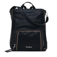 Torebki damskie - Plecak Desigual Trama Pretoria 25SAKP21 Czarny - miniaturka - grafika 1