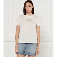Koszulki i topy damskie - Tommy Hilfiger T-shirt Regular Fit - miniaturka - grafika 1