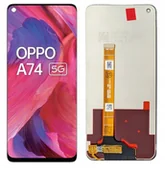 Części serwisowe do telefonów - WYŚWIETLACZ EKRAN LCD DO TELEFONU OPPO A74 5G - miniaturka - grafika 1