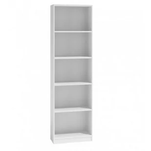 Topeshop Regał na ksiażki R-40, biały, 40x30x182 cm - Regały - miniaturka - grafika 1