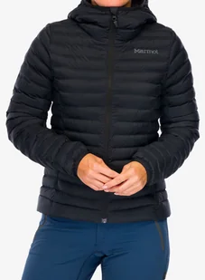 Kurtka ocieplana damska Marmot Echo Featherless Hoody - black/black - Kurtki damskie - miniaturka - grafika 1