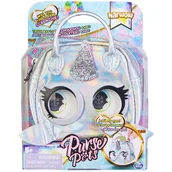 Zabawki interaktywne dla dzieci - Purse Pets Micro narwal Narwow mała torebka brelok z oczami - miniaturka - grafika 1