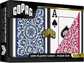 Gry karciane - Karty do pokera Copag blue/red 2szt EDUKAMP - miniaturka - grafika 1