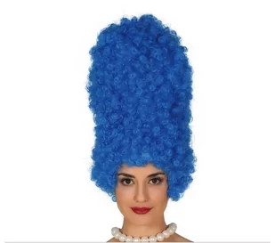 Guirca Peruka party "Marge SImpson", niebieska, GUIRCA, 40 cm GU4089 - Dodatki do strojów karnawałowych - miniaturka - grafika 1