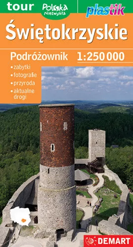 Świętokrzyskie. Podróżownik 1:250 000. Plastik