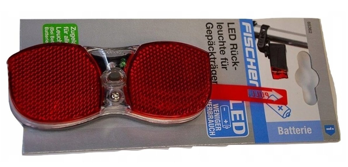 One Fischer bateria LED światło tylne (bagażnik), pomarańczowy, Size 85362