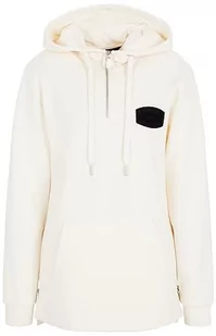 Armani Exchange Damska bluza z długim rękawem, boczna naszywka, zamek błyskawiczny z przodu, biały, L - Bluzy damskie - miniaturka - grafika 1
