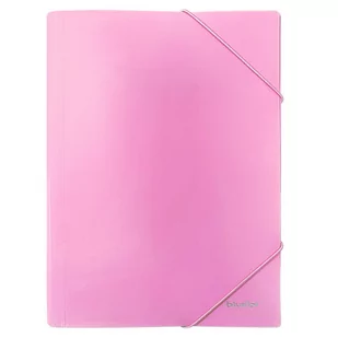 Teczka gumka A4/PP pastel różowa Biurfol - Teczki i skoroszyty - miniaturka - grafika 1