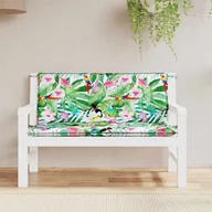 Poduszki na krzesła - vidaXL Poduszki na ławkę ogrodową, 2 szt., wielokolorowe, 120x50x7 cm - miniaturka - grafika 1