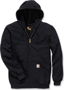 Carhartt Bluza Carhartt Midweight Hooded ZIP Black - Bluzy męskie - miniaturka - grafika 1
