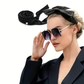 Wałki do włosów - TEMU Kryzysy bez ciepła dla kobiet z wstążką w kształcie róży - miękkie wstążki do spania dla naturalnych fal, delikatny narzędzie do stylizacji DIY - miniaturka - grafika 1