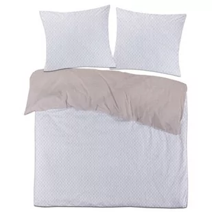 Pościel LILI bawełna satynowa 160 x 200 cm+70 x 80 cm x2 dwustronna szara - Pościel - miniaturka - grafika 1