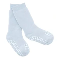 Skarpetki dla dzieci - GoBabyGo antypoślizgowe skarpetki do nauki chodzenia Sky Blue 6 m+ - miniaturka - grafika 1