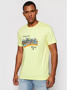 Koszulki i topy damskie - Billabong T-Shirt Greetings W1SS56BIP1 Żółty Regular Fit - grafika 1