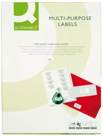 Zakładki indeksujące - INNY Etykiety Uniwersalne Q Connect 48.5x25.4mm Prostokątne Białe 100 Ark 101L149 - miniaturka - grafika 1