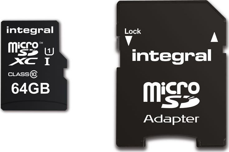 Karta Integral MicroSDXC 64 GB Class 10 UHS-I/U1 36571-uniw